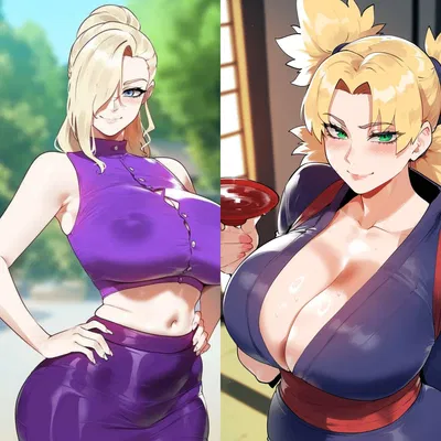 Hot springs (Ino + Temari)