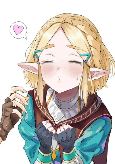 Princess Zelda // Kiss?