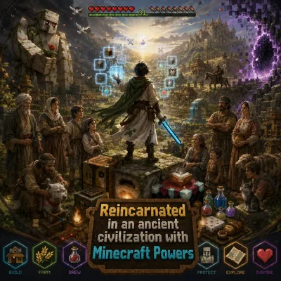 Reincarnated in an ancient civilization with Minecraft Powers