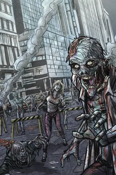 a zombie apocalypse!!