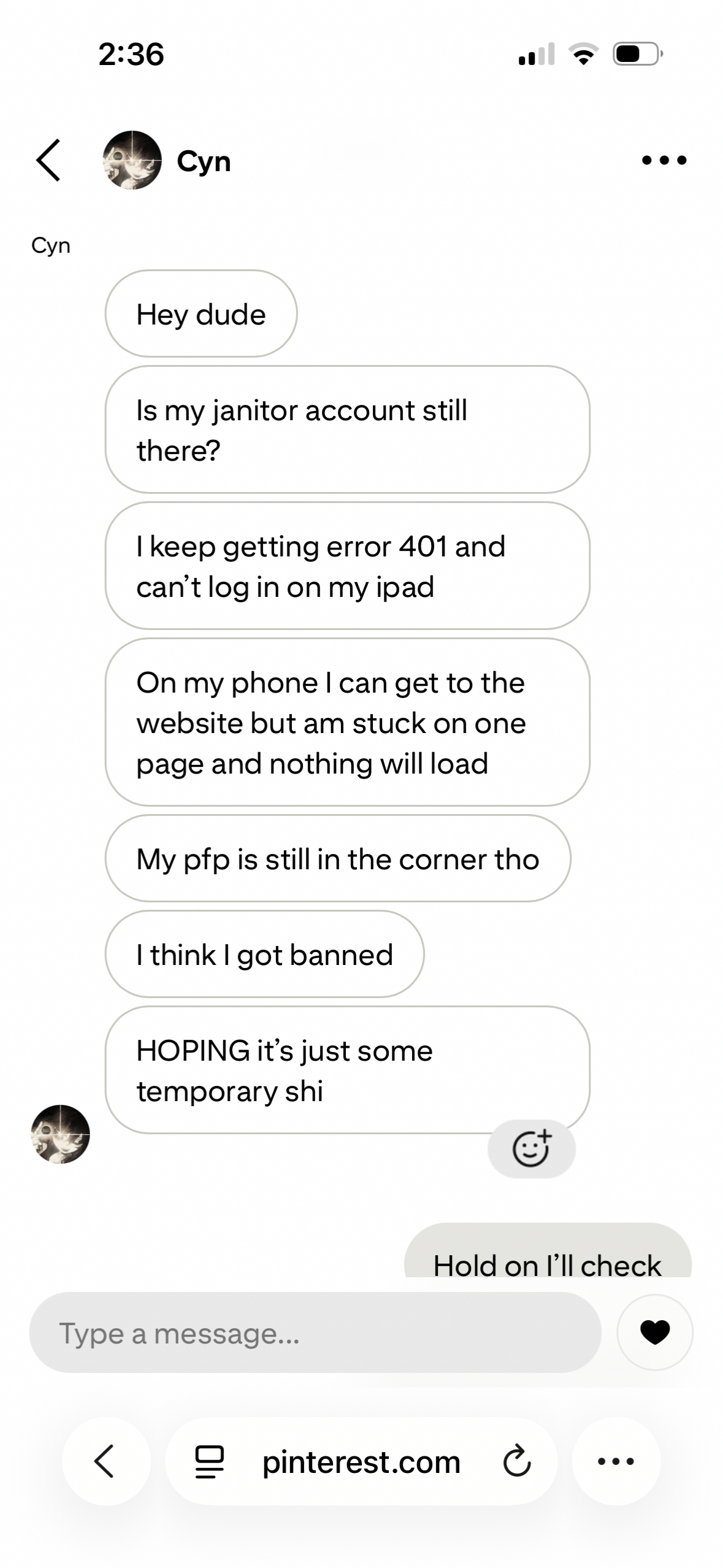 Inferno got banned...