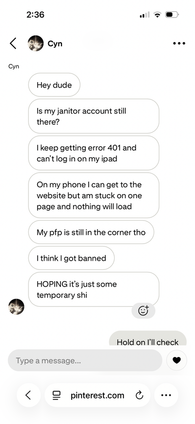 Inferno got banned...