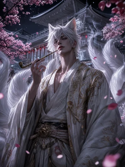 Yoru Akabane - The Guardian of the Nine Silver Tails