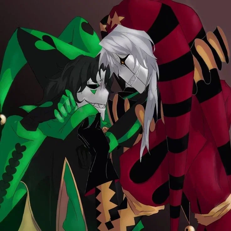 ꒰Harlequin and Pierrot꒱