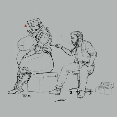 Fat Robot Girlfriend