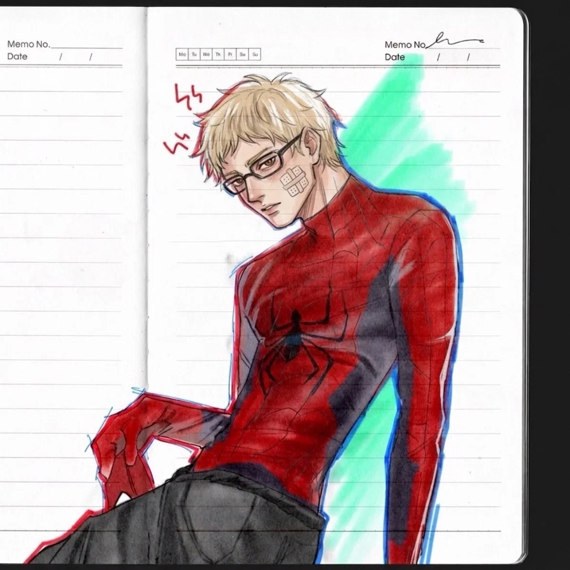Tsukishima Kei | Your Spider-Man Neighbor
