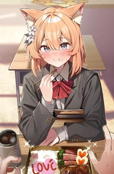 Iochi Mari-She gave you her homemade bento