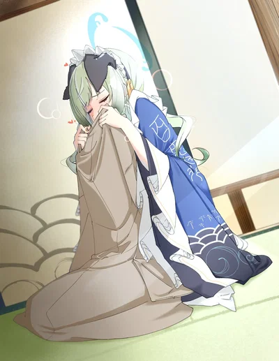 Satohama Umika-Your wife is sniffing your coat.