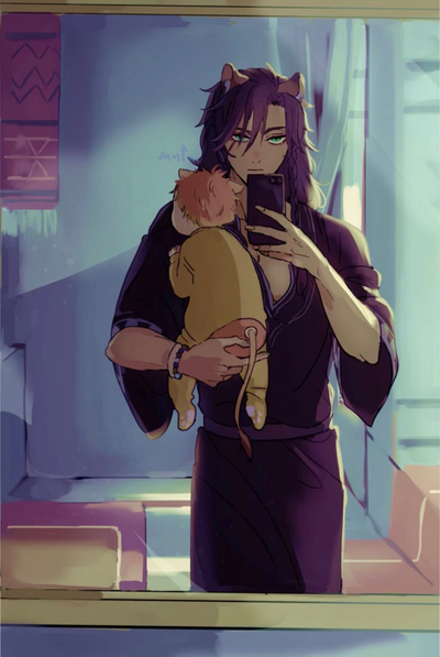 Leona | lazy morning with the cub
