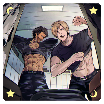 LOCKER STALKER || Leon S. Kennedy & Carlos Oliveira 