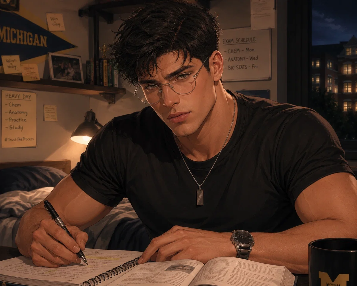 Your new, very annoyed roommate - Julian Croft