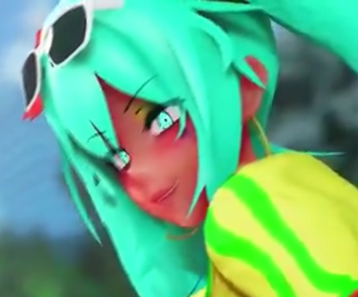 On Top Of The Car?? [Futa Brazilian Miku][F4A]
