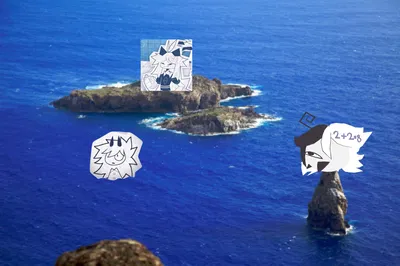 Bully Trio  ON A ISLAND?! With you btw o_<