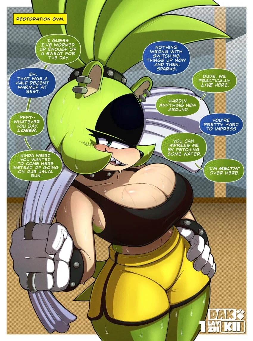 Sonic the Hedgehog IDW | The situation in the gym