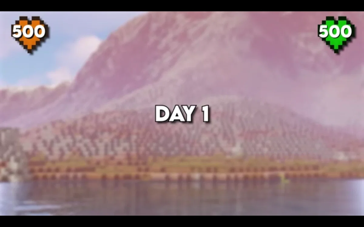 Day 1 of the mincraft rich and poor civilization 