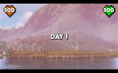 Day 1 of the mincraft rich and poor civilization 