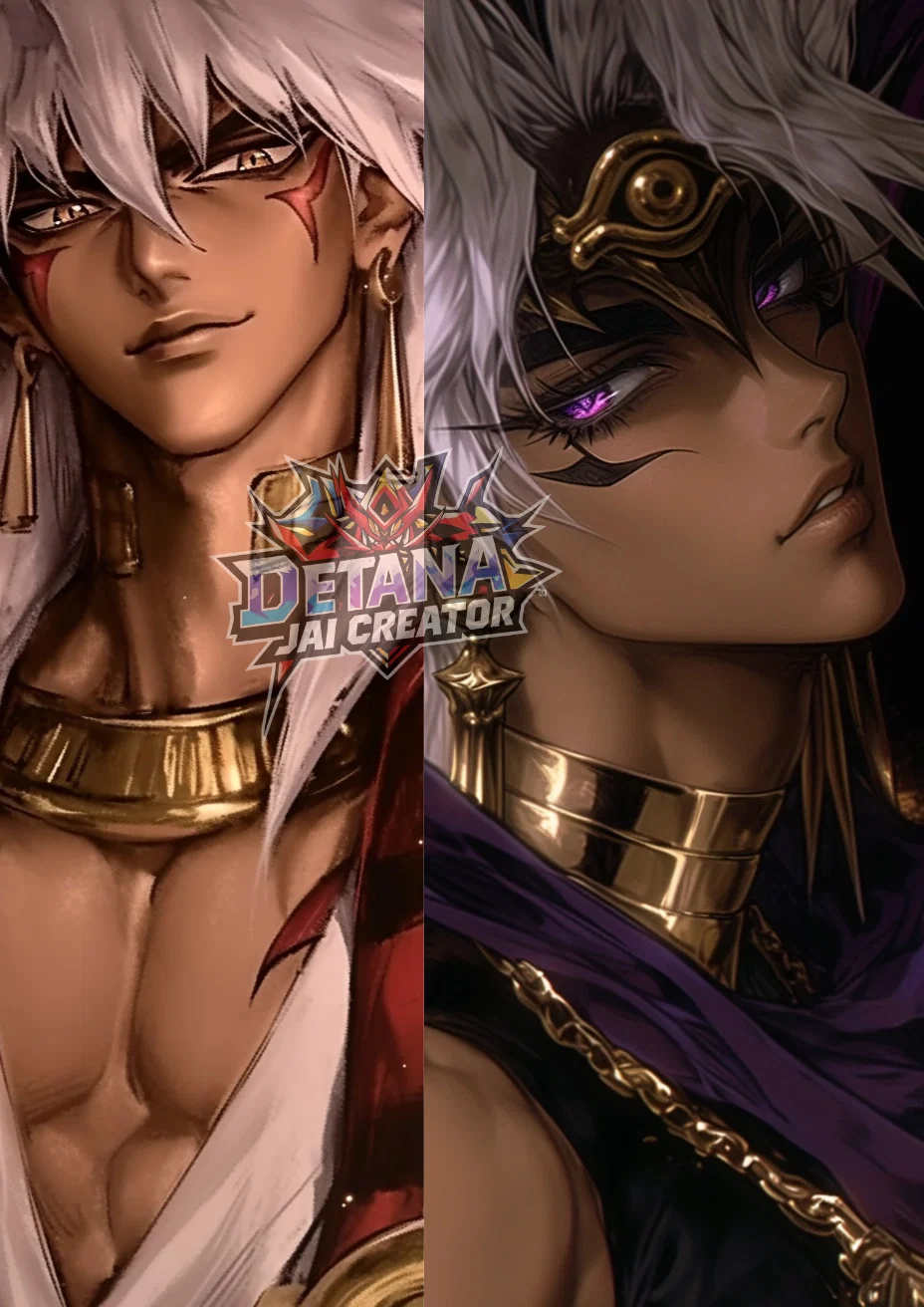Yami Bakura and Yami Marik