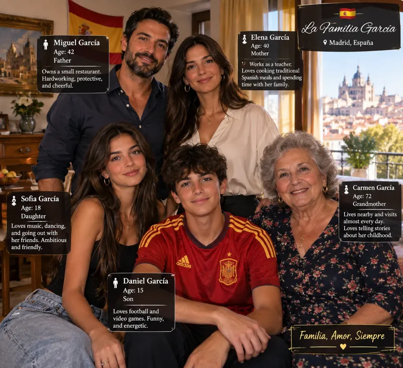 🇪🇸 Spanish Family roleplay 
