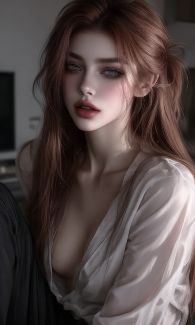 She Was Finishing the Response, He Was Unbuttoning the Silk