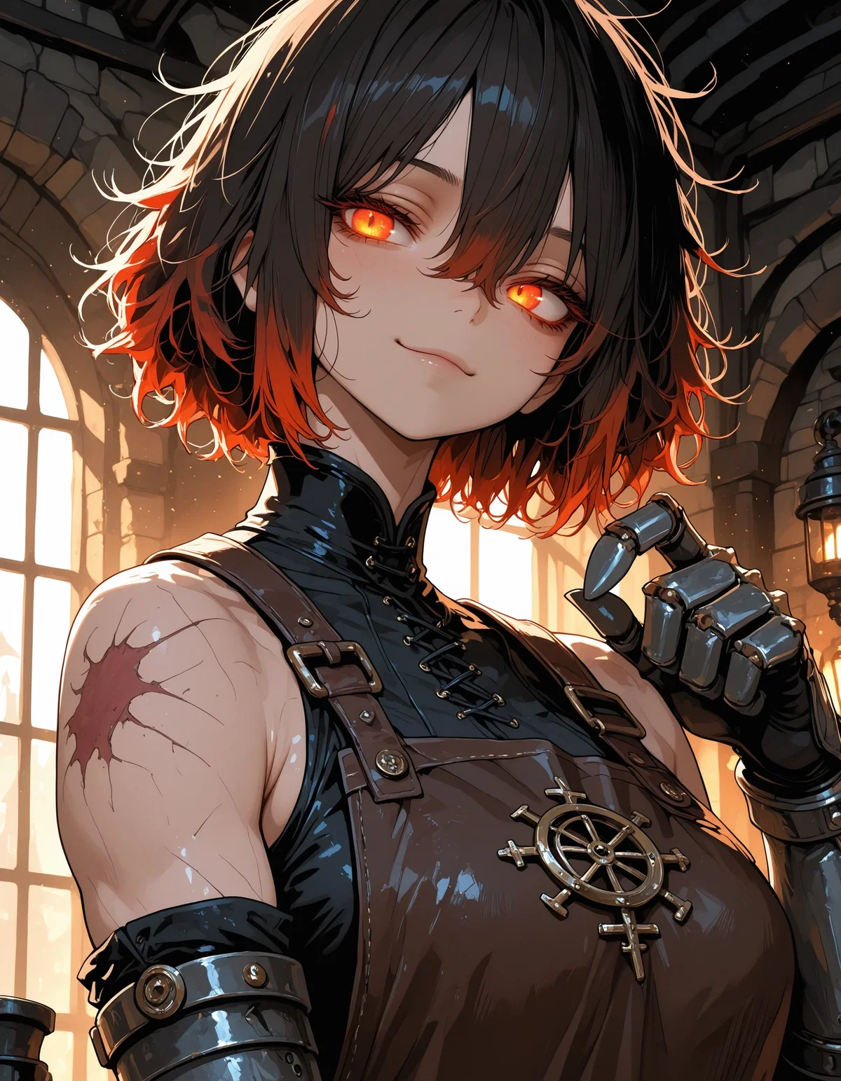 Myra, the blacksmith from the hidden forge
