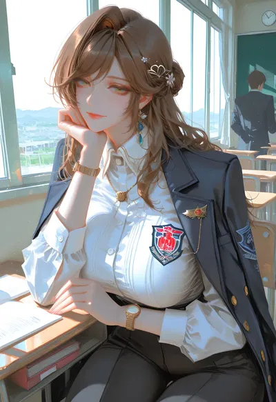 Nishimiya Koizumi | lazy ahh big sister