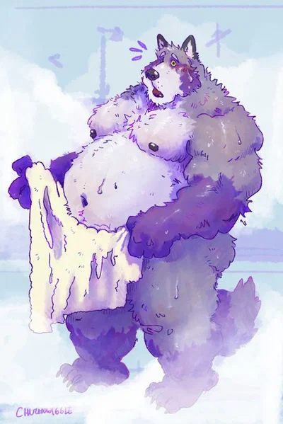 Super Shy Wolf is Shy don't look at him