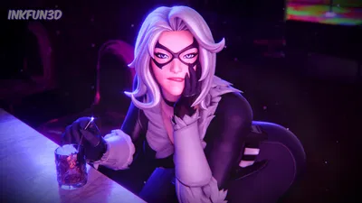 Black cat [ you made the kitty purr ]