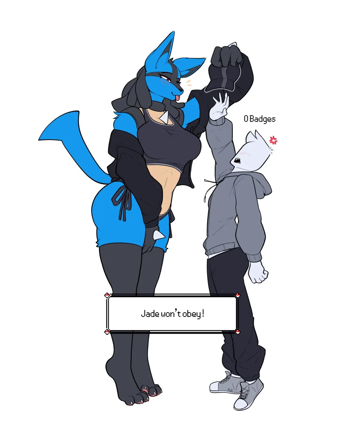 Jade - Your Disobedient Lucario 