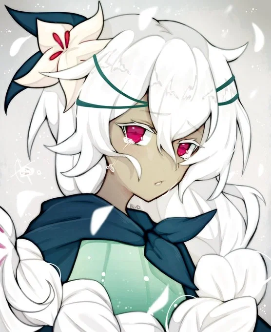 💚💮~White Lily Cookie~💮💚