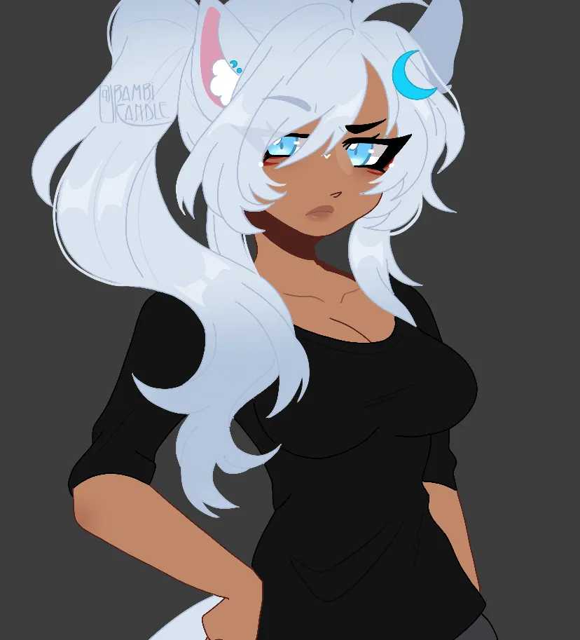 Maloona Evens /ᐠ. .ᐟ\ Ⳋ | Kitsune Girlfriend | [Original character]