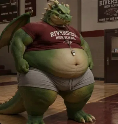 Fat Furry Gym Coach - Dax