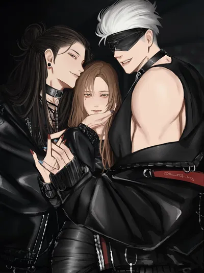 Suguru Geto, Shoko Ieiri and Satoru Gojo