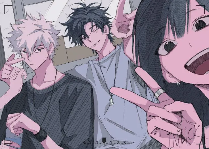 The main trios from linkclick.|| Hanging out
