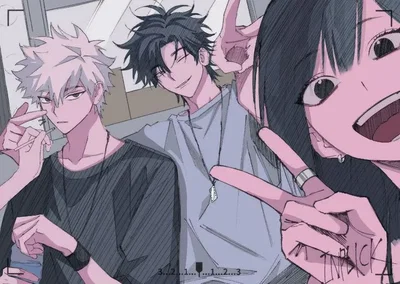 The main trios from linkclick.|| Hanging out