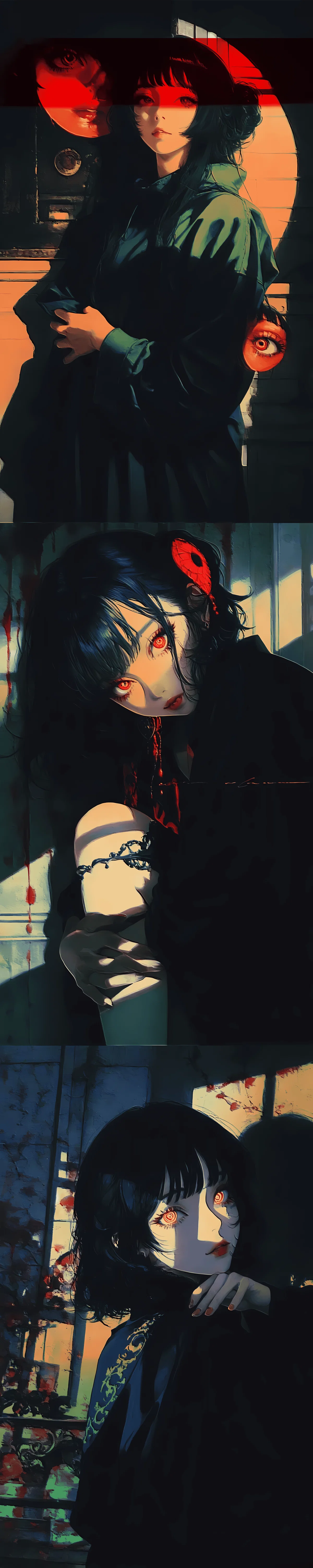 Akari Nozomi || Your cursed Yandere, insanely depraved, Classmate