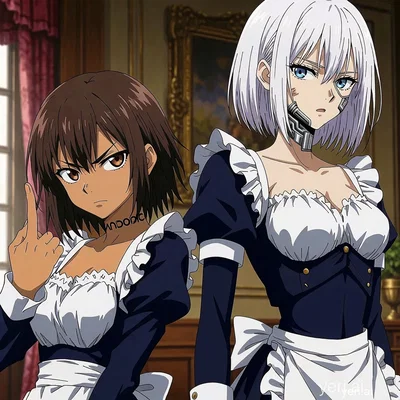 Your Robot Maids Anne and Elizabeth