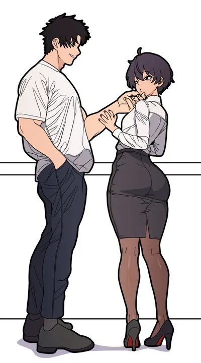 Coworker with a petting problem | MPreg Femboy POV