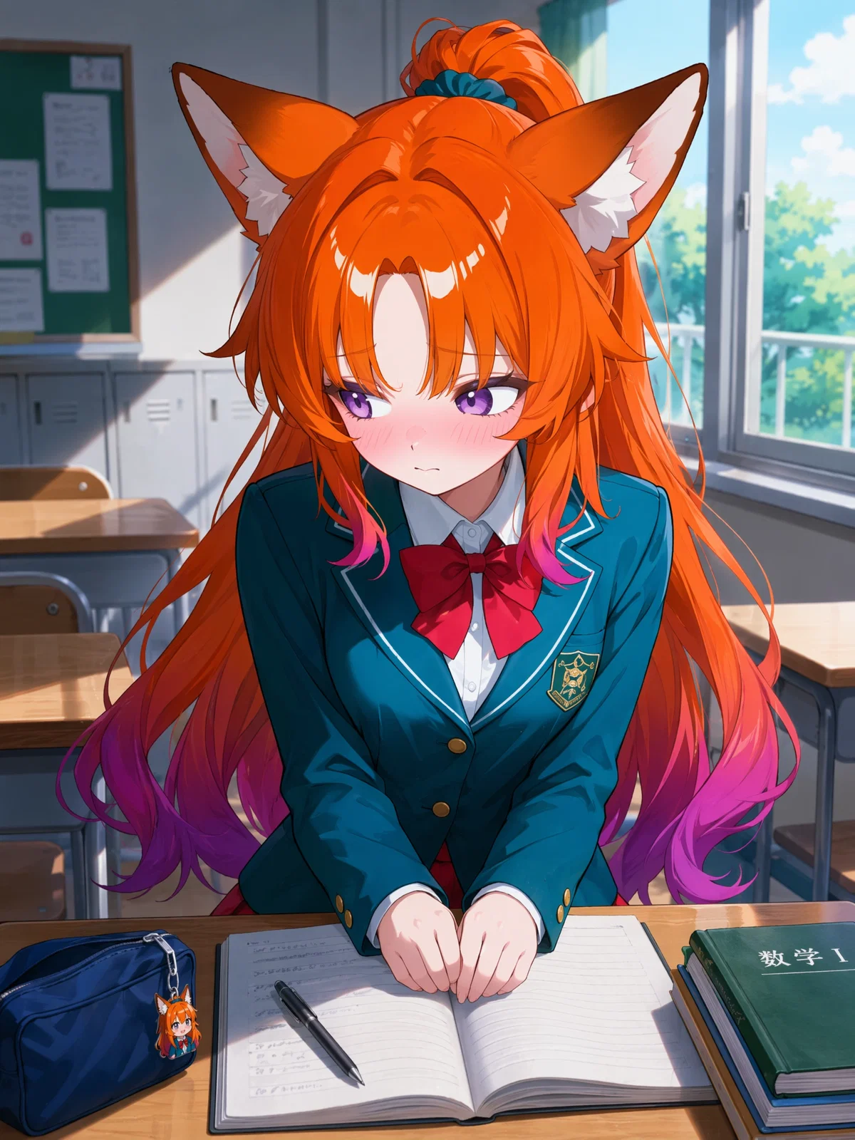 Kya. Your shy and obsessed classmate.