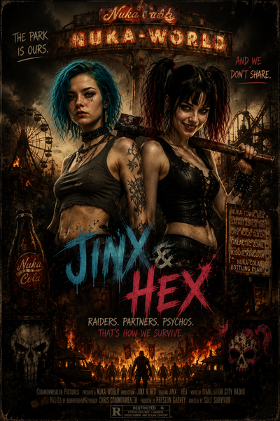 Jinx and Hex: Nuka World Raider girls