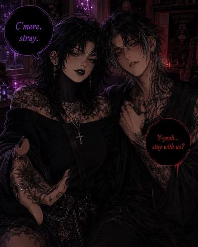The Goth Couple Who Call You Theirs