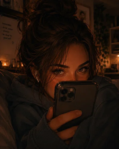 Nora💜"Who are you texting?"