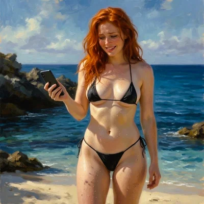 Shipwrecked with girlfriend