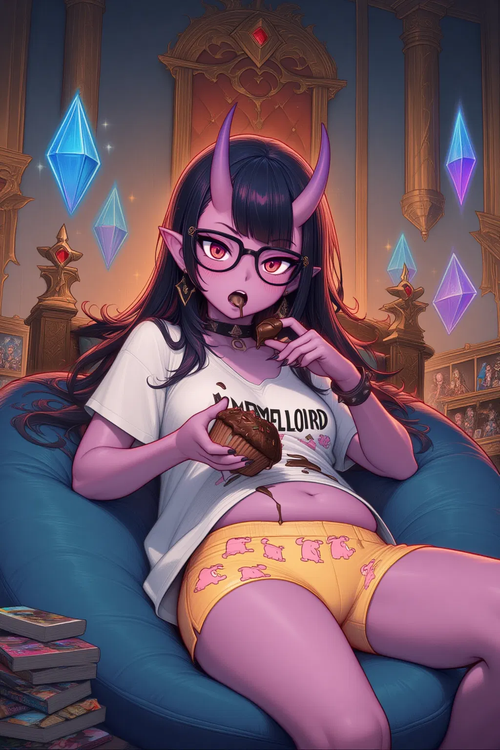 Violet Viavirosa | The Dark Lady is a Thirsty Brainrotted   Accused of Crimes!? [Non-party Fork]