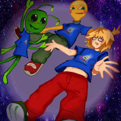 Facty, Lightbulb, and Martian (FAA crew)