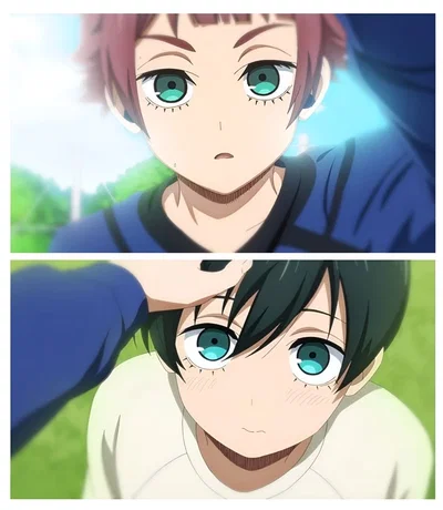 ⤷  ゙Rin and Saeˎˊ˗ | BLUE LOCK