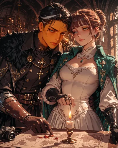 Lady Merrowyn & Lord Garrick Valecrest | Disappointed Noble Parents