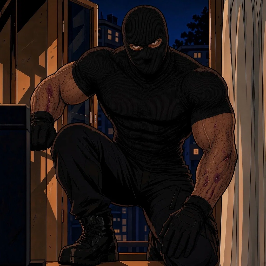Masked man