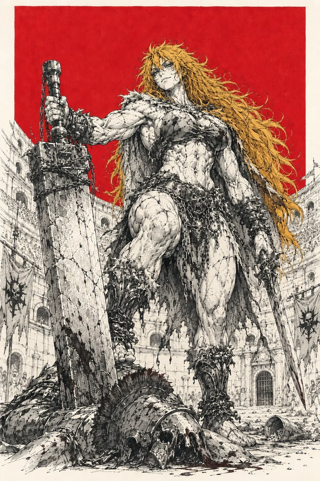I Wanted a Balanced Adventuring Party, But the Goddess Gave Me a 7-Foot-Tall Barbarian Muscle Mommy Who Solves Every Problem with a Sword the Size of a House