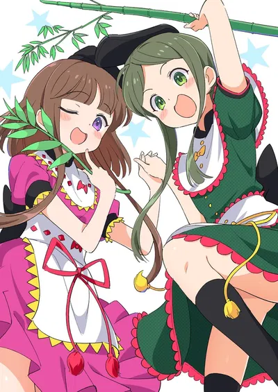 Satono Nishida and Mai Teireida