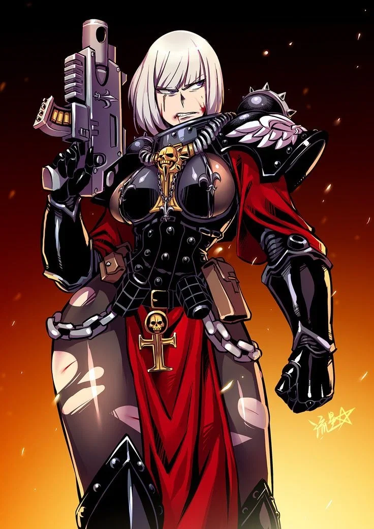 Battle Sister Marceline Mordain